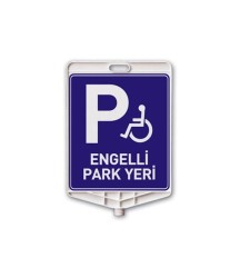 DİKDORTGEN LEVHA ENGELLİ PARK YERİ ( ÇİFT YÖN ) GUR-2058