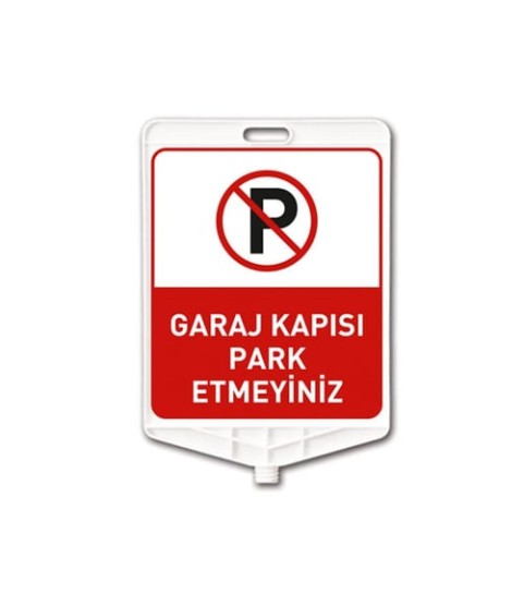 DİKDÖRTGEN LEVHA GARAJ KAPISI PARK EDİLMEZ ( ÇİFT YÖN ) GUR-2060